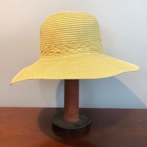 Nordstrom Braided Trim Wide Brim Straw Hat